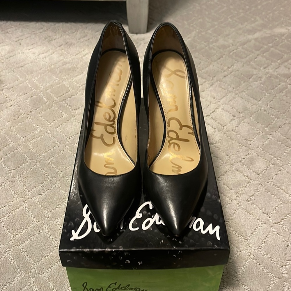 Sam Edelman pumps worn 4 inch heels